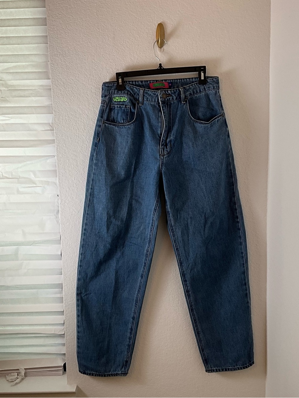 Empyre Tori women baggy boyfriend  Dark Blue Relaxed Jeans size 10